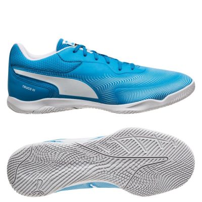 PUMA Truco Iii It - Blauw/wit - Indoor (Ic), maat 44½