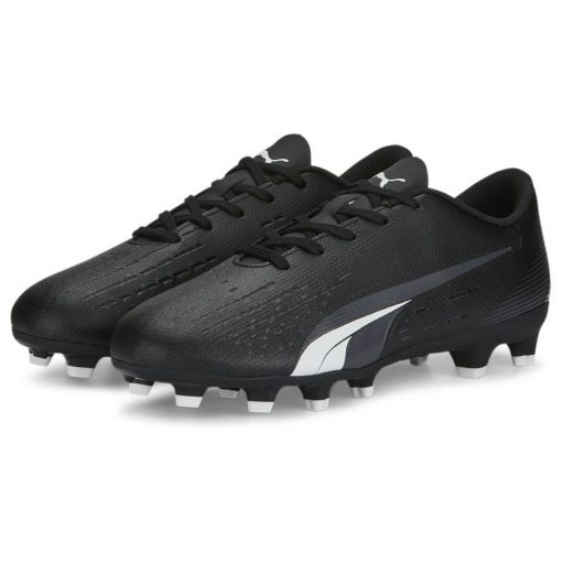 PUMA Ultra Play Fg/ag Eclipse - Zwart/wit Kinderen - Kunstgras (Ag) / Natuurgras (Fg), maat 28