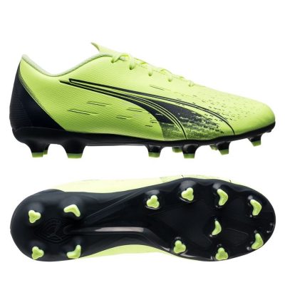 PUMA Ultra Play Fg/ag Fastest - Groen/blauw/blauw Kinderen - Kunstgras (Ag) / Natuurgras (Fg), maat 31