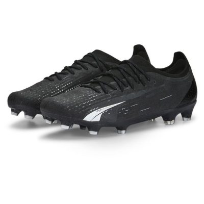 PUMA Ultra Ultimate Fg/ag Eclipse - Zwart/wit - Kunstgras (Ag) / Natuurgras (Fg), maat 39