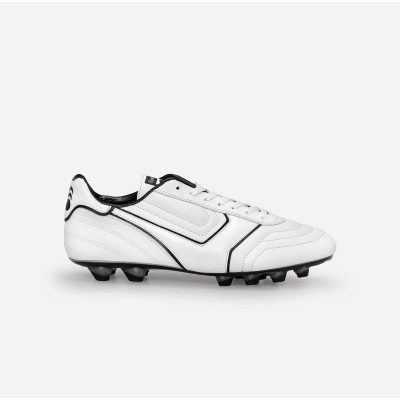 Pantofola d'Oro Modena Leer FG - Wit/Zwart