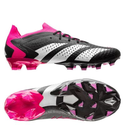 adidas Predator Accuracy .1 Low Ag Own Your Football - Zwart/wit/roze - Kunstgras (Ag), maat 46