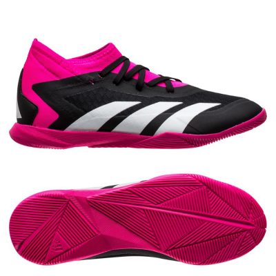 adidas Predator Accuracy .3 In Own Your Football - Zwart/wit/roze Kinderen - Indoor (Ic), maat 37⅓