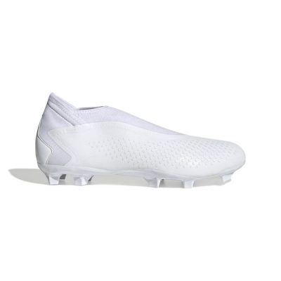 adidas Predator Accuracy .3 Laceless FG Pearlized - Wit