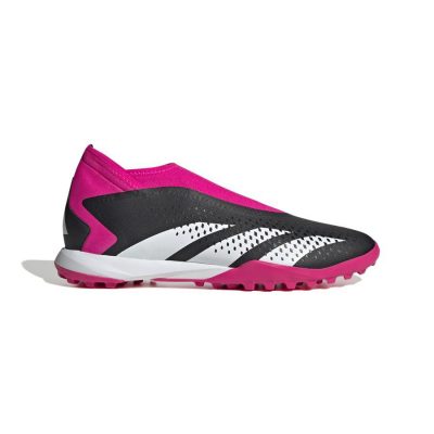 adidas Predator Accuracy .3 Laceless Tf Own Your Football - Zwart/wit/roze - Turf (Tf), maat 46⅔