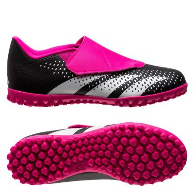 adidas Predator Accuracy .4 Velcro Tf Own Your Football - Zwart/wit/roze Kinderen - Turf (Tf), maat 28