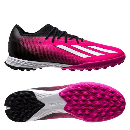 adidas X Speedportal .1 Tf Own Your Football - Roze/wit/zwart - Turf (Tf), maat 43⅓