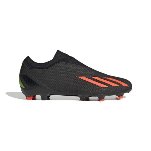 adidas X Speedportal .3 Laceless FG Nightstrike - Zwart/Rood/Groen