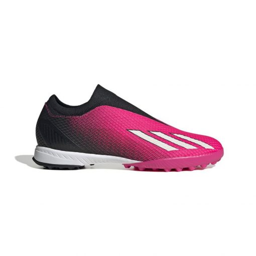 adidas X Speedportal .3 Laceless Tf Own Your Football - Roze/zilver/zwart - Turf (Tf), maat 40⅔