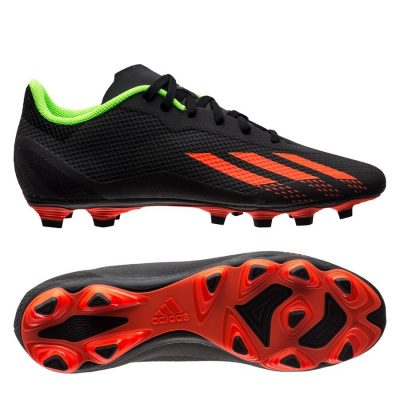 adidas X Speedportal .4 Fxg Nightstrike - Zwart/rood/groen - Kunstgras (Ag) / Natuurgras (Fg), maat 41⅓
