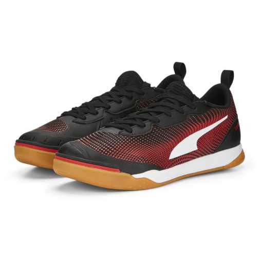 Ibero Iii PUMA Black-PUMA Red-gum - Indoor (Ic), maat 44