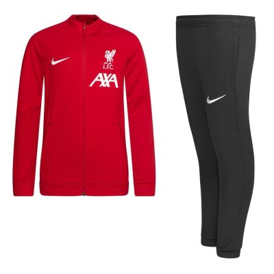 Liverpool Trainingspak Academy Pro Dri-fit - Rood/grijs/wit Kinderen - Nike, maat S: 128-137 cm