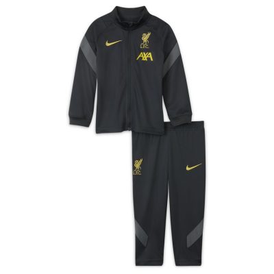 Liverpool Trainingspak Dri-FIT Strike - Grijs/Geel Kinderen