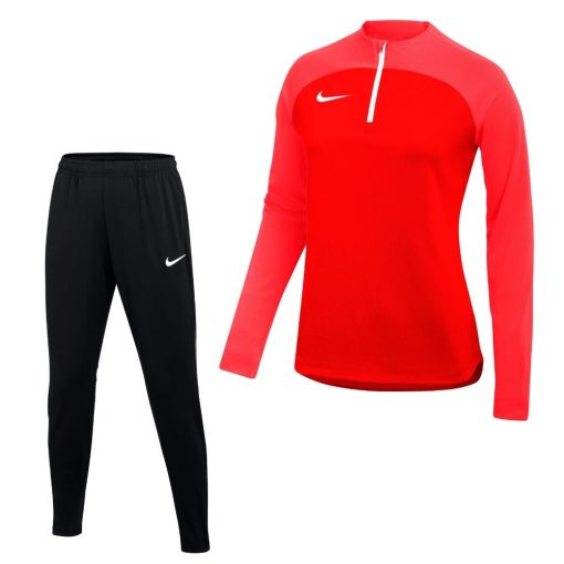 Nike Academy Pro Trainingspak Dames Felrood Zwart