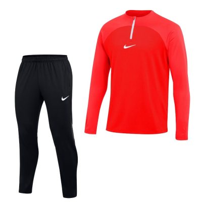 Nike Academy Pro Trainingspak Felrood Zwart