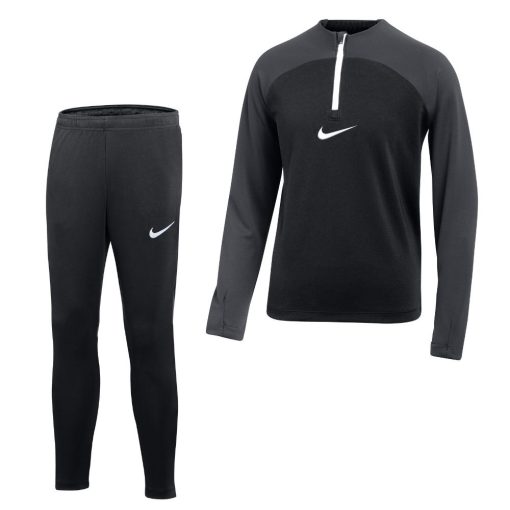 Nike Academy Pro Trainingspak Kids Zwart Grijs