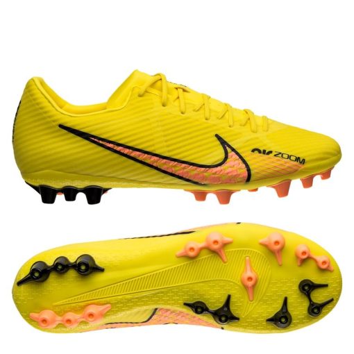 Nike Air Zoom Mercurial Vapor 15 Academy Ag Lucent - Geel/roze - Kunstgras (Ag), maat 42½
