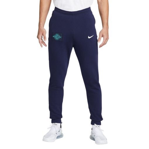 Nike Inter Milan GFA Fleece Trainingsbroek 2022-2023 Donkerblauw Wit