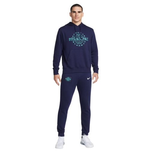 Nike Inter Milan GFA Fleece Trainingspak 2022-2023 Donkerblauw Felblauw