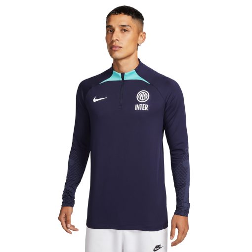 Nike Inter Milan Strike Trainingstrui 2022-2023 Donkerblauw Wit