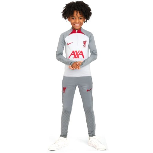 Nike Liverpool Strike Trainingspak 2022-2023 Kids Wit Grijs Rood