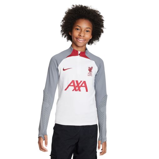 Nike Liverpool Strike Trainingstrui 2022-2023 Kids Wit Grijs Rood