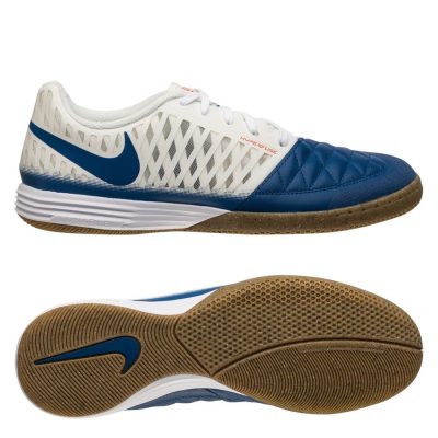 Nike Lunargato Ii Ic - Wit/blauw/bruin - Indoor (Ic), maat 44½