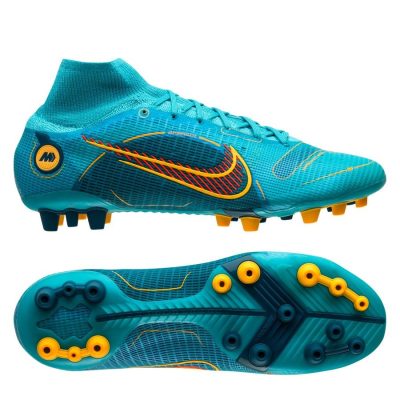 Nike Mercurial Superfly 8 Elite Ag-pro Blueprint - Blauw/oranje/blauw - Kunstgras (Ag), maat 47½