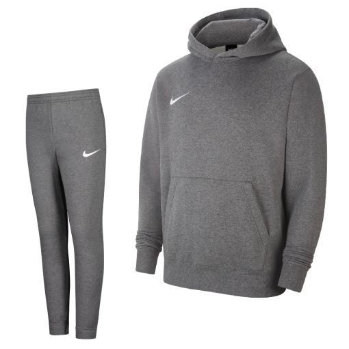 Nike Park 20 Fleece Hoodie Trainingspak Kids Grijs