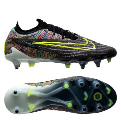 Nike Phantom GX Elite Fusion SG-PRO Anti-Clog Link - Zwart/Neon/Wit/Blauw