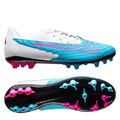 Nike Phantom Gx Academy Ag Blast - Blauw/roze/wit/blauw - Kunstgras (Ag), maat 41