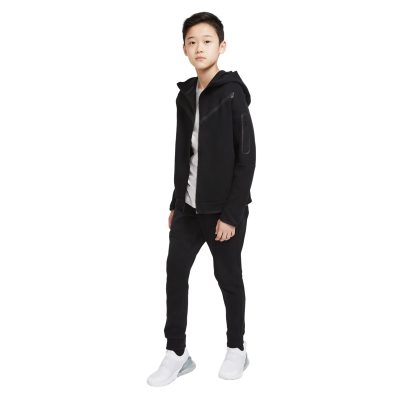 Nike Tech Fleece Trainingspak Kids Zwart