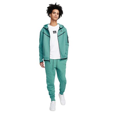 Nike Tech Fleece Trainingspak Mineraal Groen Zwart