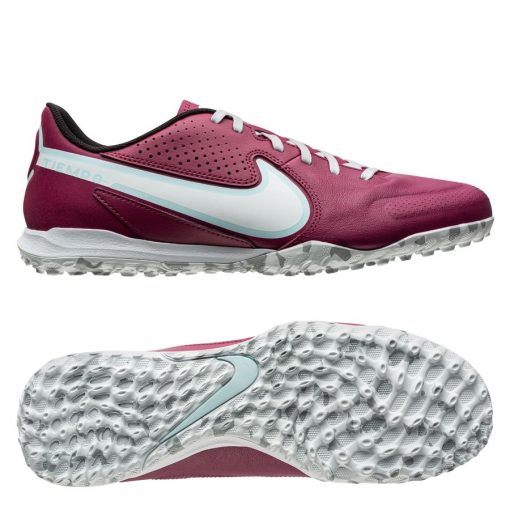 Nike Tiempo Legend 9 Academy Tf Small Sided - Roze/wit/blauw/zwart - Turf (Tf), maat 44½