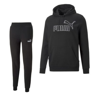 PUMA Essentials Elevated Hoodie Trainingspak Zwart