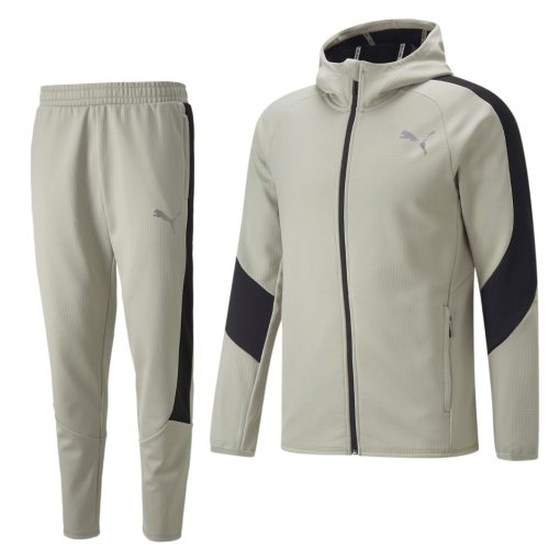 PUMA Evostripe Warm Trainingspak Beige Zwart