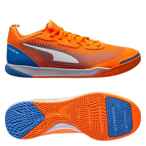 PUMA Ibero Lll It - Oranje/wit/blauw - Indoor (Ic), maat 42