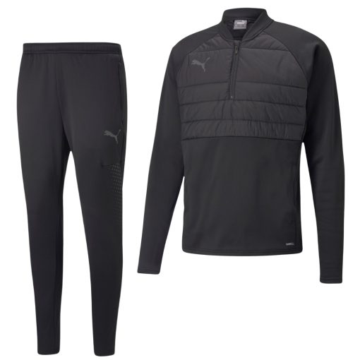 PUMA Individual Liga Hybrid Trainingspak Zwart Donkergrijs