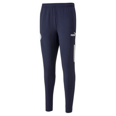 PUMA Manchester City Pre-Match Trainingsbroek 2022-2023 Donkerblauw Wit