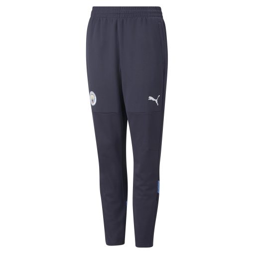 PUMA Manchester City Trainingsbroek 2022-2023 Kids Donkerblauw Blauw