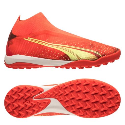 PUMA Ultra Match + Laceless TT Fearless - Rood/Groen/Zwart