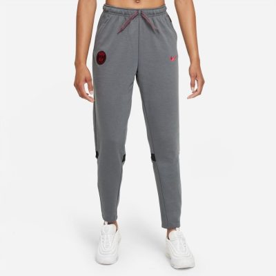 Paris Saint-germain Trainingsbroek Travel - Grijs/zwart/donkerrood Vrouw - Nike, maat X-Small