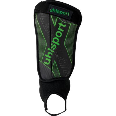 Uhlsport Flex Plate Scheenbeschermers Zwart Fluo Groen Zilver