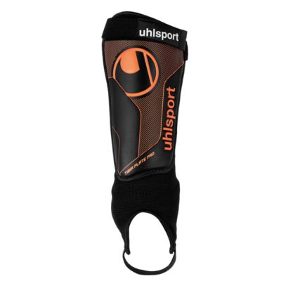 Uhlsport Tibia Plate Pro Scheenbeschermers Zwart Feloranje