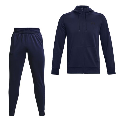 Under Armour Fleece Full-Zip Trainingspak Blauw Donkerblauw