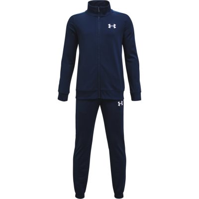 Under Armour Knit Trainingspak Kids Donkerblauw