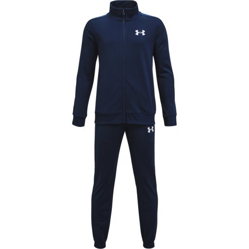 Under Armour Knit Trainingspak Kids Donkerblauw