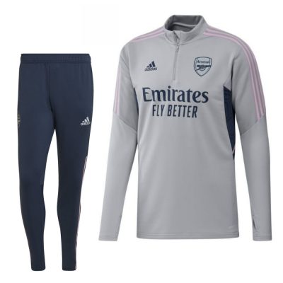 adidas Arsenal Trainingspak 2022-2023 Grijs Blauw