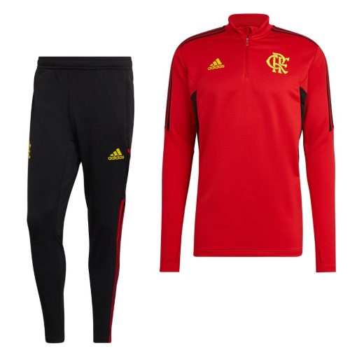 adidas CR Flamengo Trainingspak 2022-2023 Rood Zwart