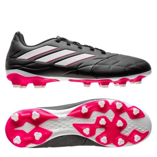 adidas Copa Pure .3 Mg Own Your Football - Zwart/zilver/roze - Kunstgras (Ag) / Natuurgras (Fg), maat 40⅔